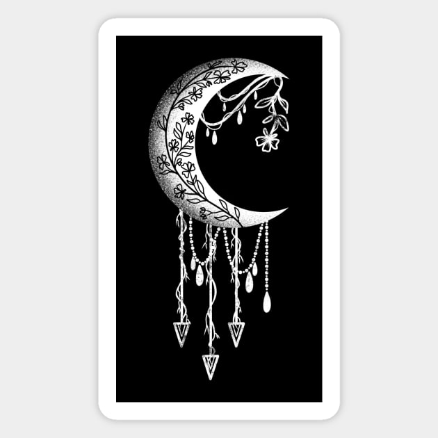 MOON TATTOO Magnet by Introvert Home 